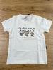 T-shirt uni imprimé des 3 Petits Singes de la Sagesse
