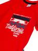 T-shirt California Couleur : 21-rouge