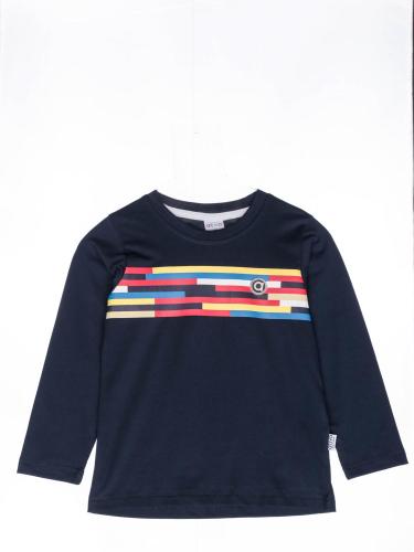 T-shirt manches longues Damier multicolore